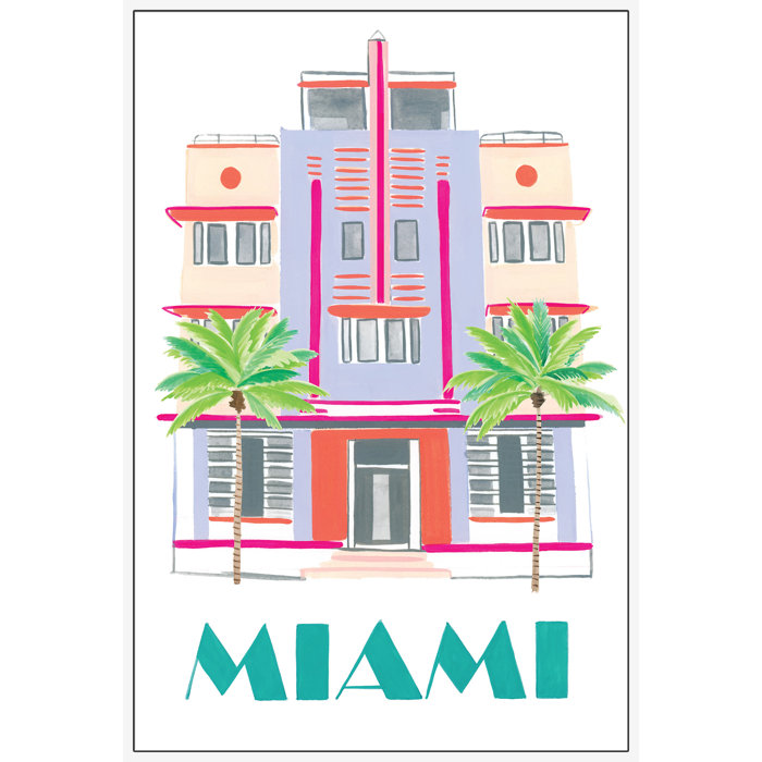Winston Porter Miami Art Deco Print Wayfair